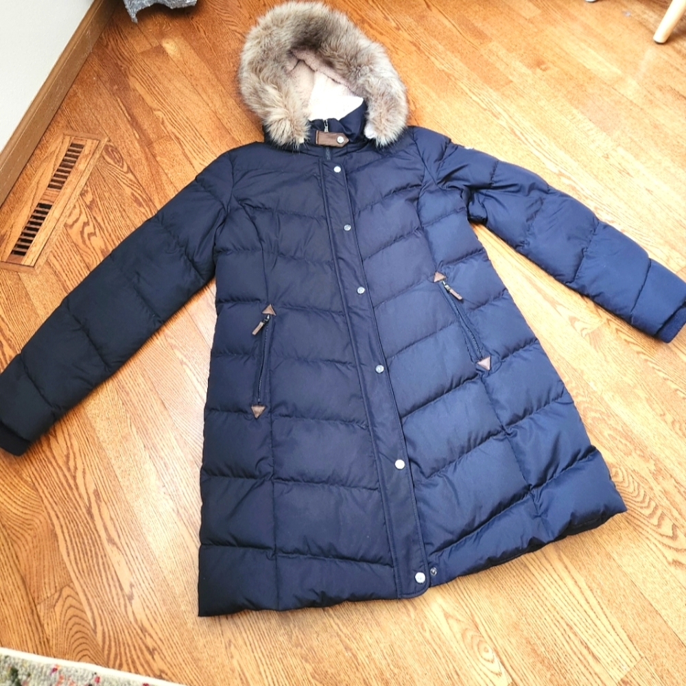 Lauren Ralph Lauren Navy Puffer Coat